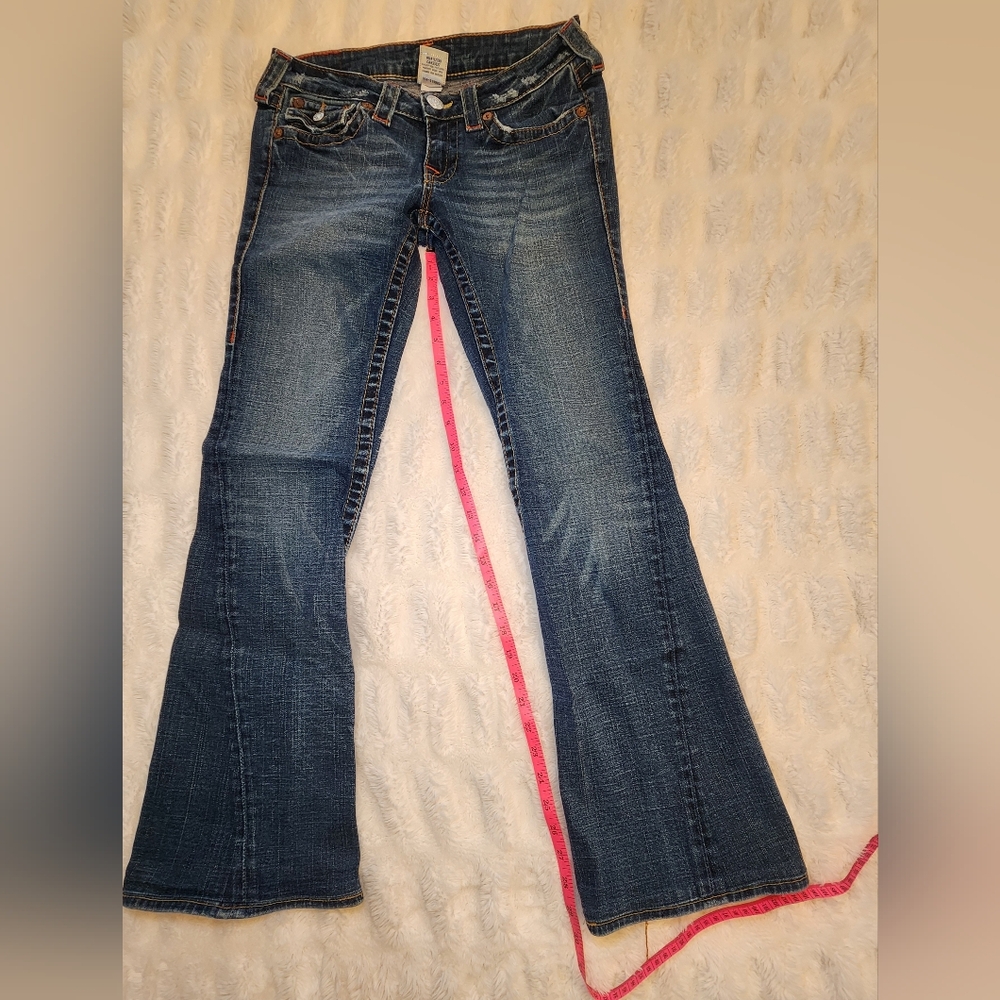 True Religion Joey 28 Jeans Distressed 29" Inseam